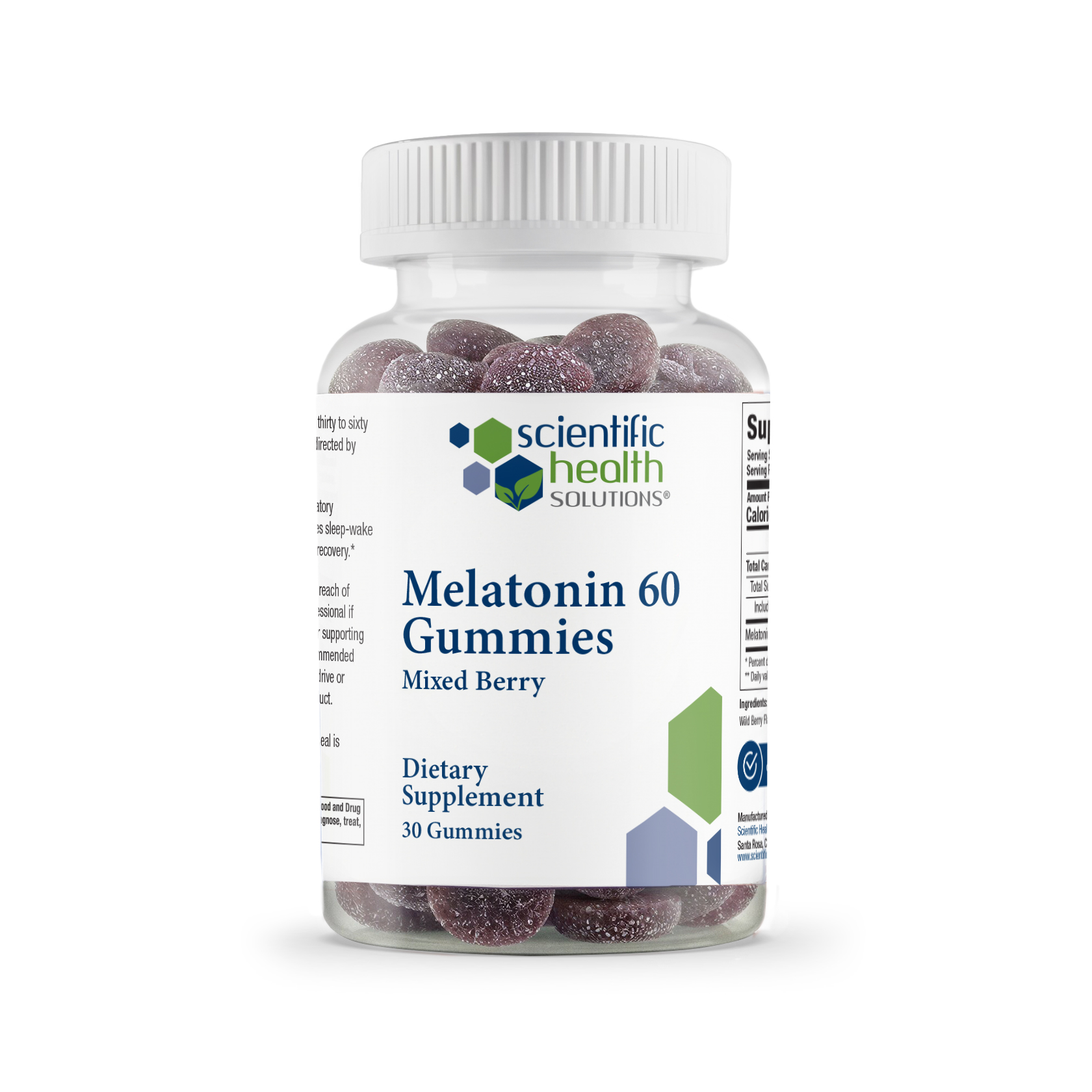 Melatonin 60mg Gummies – Mixed Berry