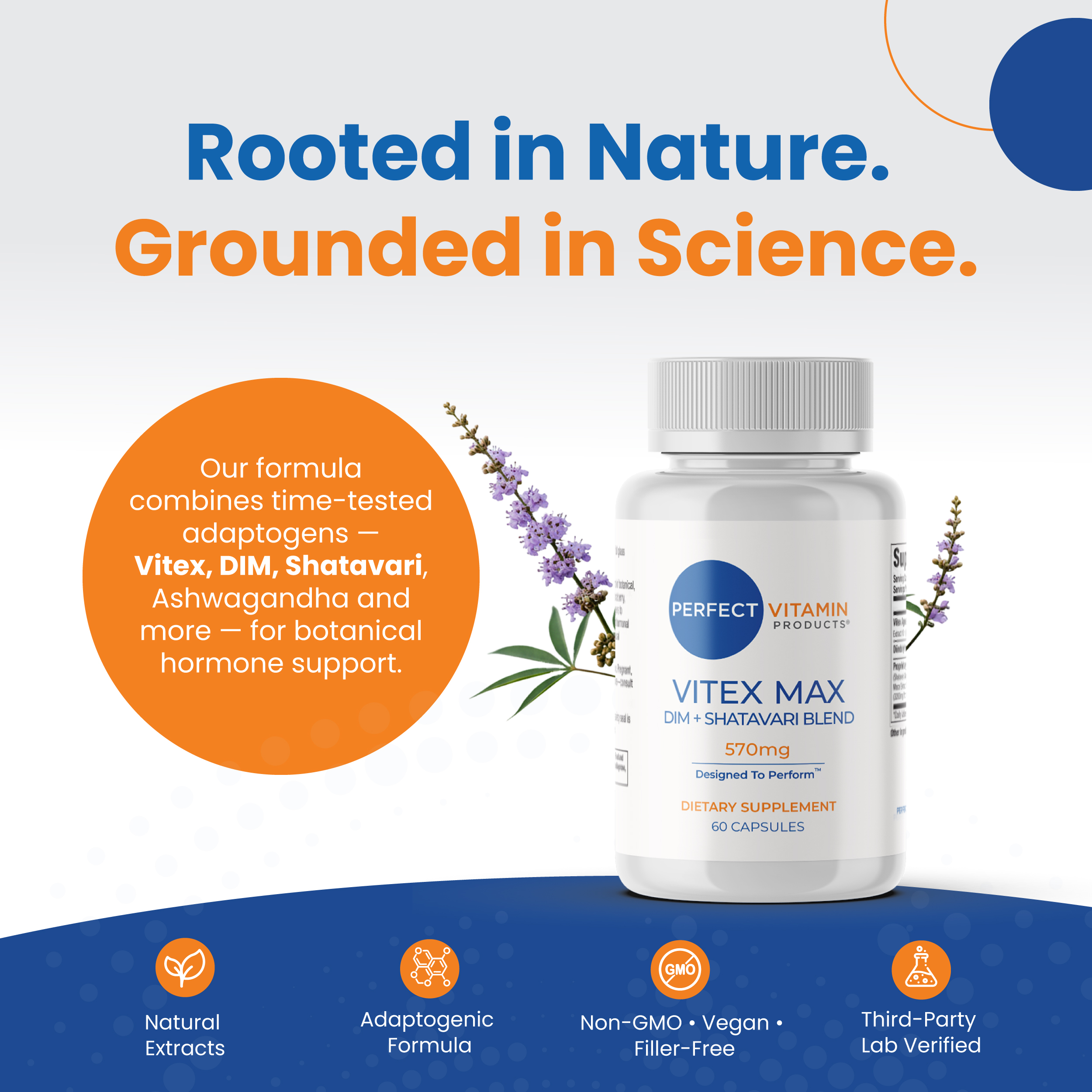 Vitex + DIM + Shatavari Hormone Balance Supplement 570mg - Image 4