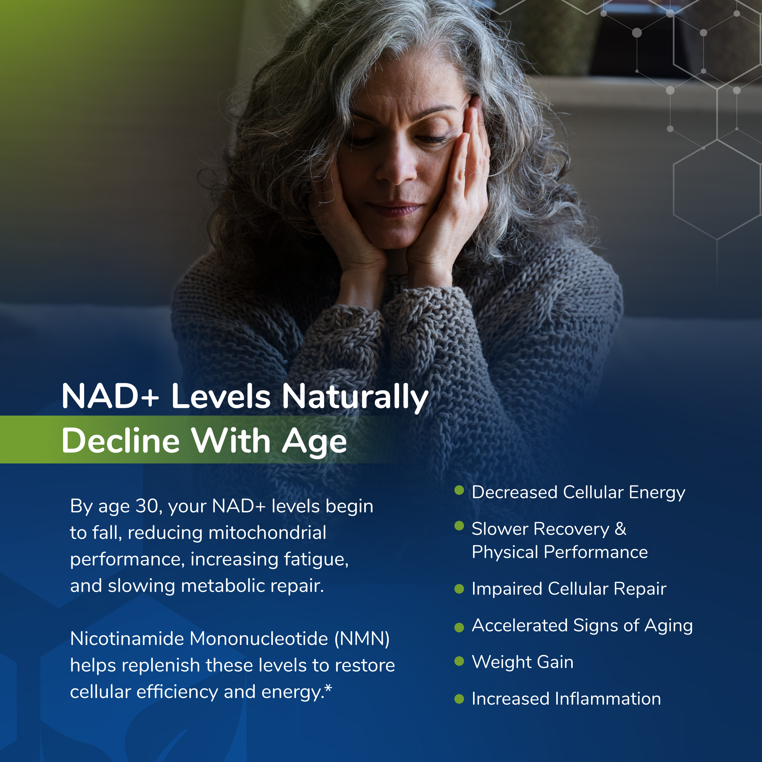 NAD+ Levels Naturally Decline with Age