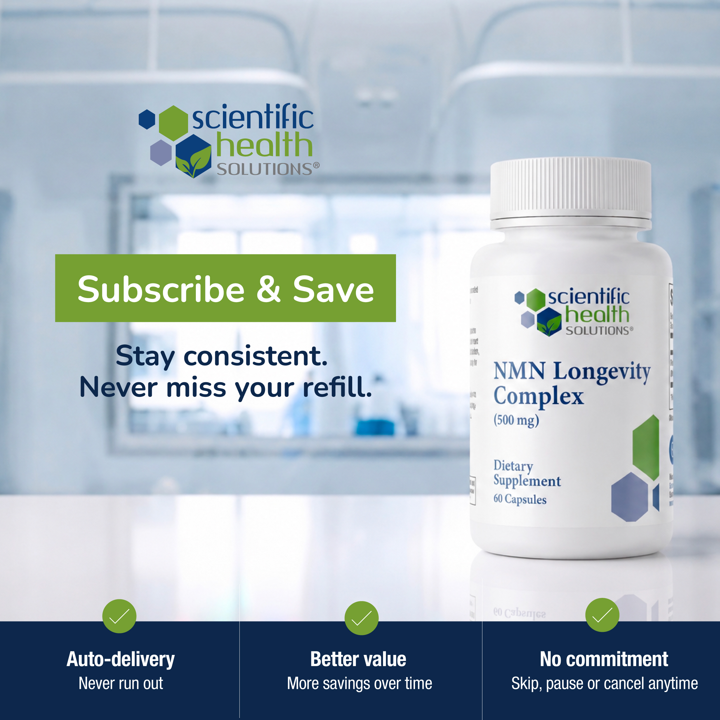 NMN Longevity Complex (Nicotinamide) 500mg - Image 5