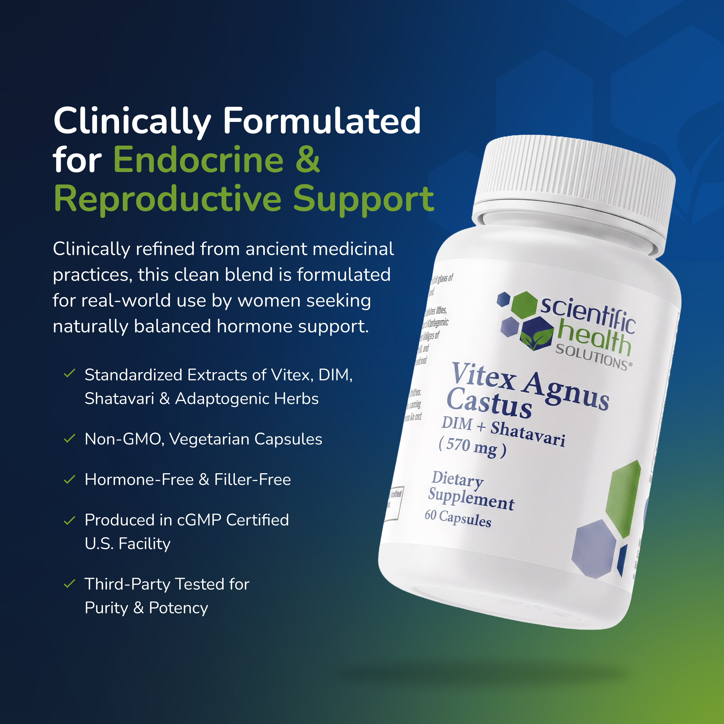 Vitex + DIM + Shatavari Hormone Balance Supplement 4600mg - Image 6
