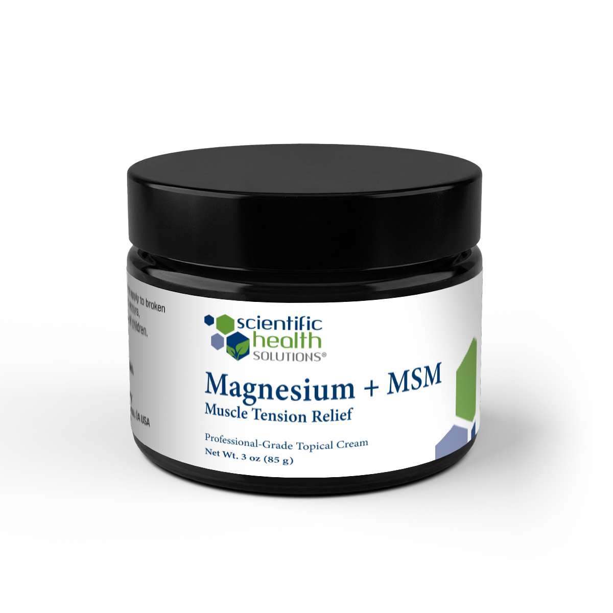 Magnesium + MSM Muscle Tension Relief Cream 3oz